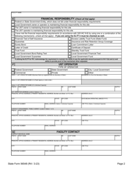 State Form 56548 Initial Registration for Underground Storage Tank Systems - Indiana, Page 2