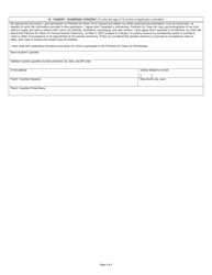 State Form 56875 Application for Partners for Clean Air Scholarship - Indiana, Page 3