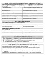 State Form 53050 Notice of Intent (Noi) Form General Npdes Permit Ing410000 for Onsite Residential Sewage Discharging Disposal Systems in Allen County, in - Indiana, Page 2