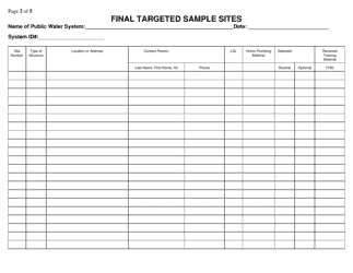 Final Targeted Sample Sites - Georgia (United States), Page 2