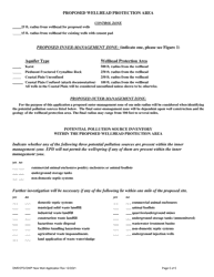 Wellhead Protection/New Well/Spring Application Sheet - Georgia (United States), Page 3