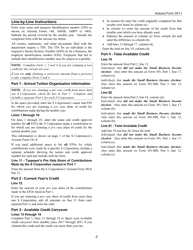 Instructions for Arizona Form 341-I, ADOR11240 Credit for Business Contributions by an S Corporation to School Tuition Organizations for Displaced Students or Students With Disabilities - Individual - Arizona, Page 2