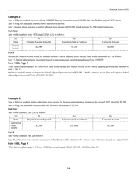 Instructions for Arizona Form 140X, ADOR10573 Individual Amended Income Tax Return for Forms 140, 140a, 140ez, 140nr and 140py - Arizona, Page 14
