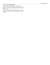 Instructions for Arizona Form 338, Arizona Form 338-P, Arizona Form 338-S, ADOR11317, ADOR10371, ADOR11316 - Arizona, Page 3