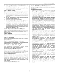 Instructions for Form ADOR11393 Schedule DFE Disallowed Federal Expense Schedule for Marijuana Establishments - Arizona, Page 2