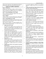 Instructions for Arizona Form 99T, ADOR10419 Arizona Exempt Organization Business Income Tax Return - Arizona, Page 6