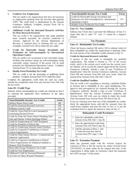 Instructions for Arizona Form 99T, ADOR10419 Arizona Exempt Organization Business Income Tax Return - Arizona, Page 7
