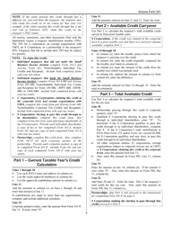 Instructions for Arizona Form 341, Arizona Form 341-P, Arizona Form 341-S, ADOR11244, ADOR10751, ADOR11243 - Arizona, Page 2