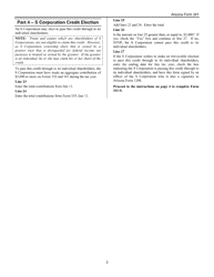 Instructions for Arizona Form 341, Arizona Form 341-P, Arizona Form 341-S, ADOR11244, ADOR10751, ADOR11243 - Arizona, Page 3