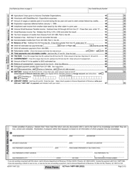 Arizona Form 140PY-SBI (ADOR11407) Small Business Income Tax Return for Arizona Part-Year Residents - Arizona, Page 2