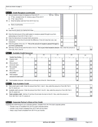 Arizona Form 351 (ADOR11222) Credit for Renewable Energy Investment and Production for Self-consumption by International Operations Centers - Arizona, Page 2