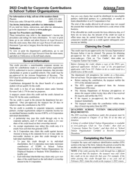 Instructions for Arizona Form 335, Arizona Form 335-P, Arizona Form 335-S, ADOR10713, ADOR11241, ADOR11242 - Arizona