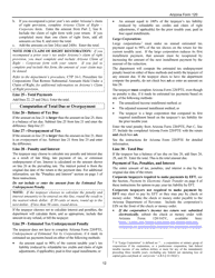Instructions for Arizona Form 120, ADOR10336 Arizona Corporation Income Tax Return - Arizona, Page 12