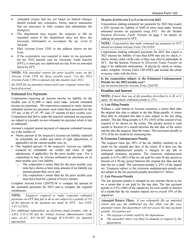 Instructions for Arizona Form 120, ADOR10336 Arizona Corporation Income Tax Return - Arizona, Page 4