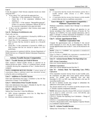 Instructions for Arizona Form 120, ADOR10336 Arizona Corporation Income Tax Return - Arizona, Page 9