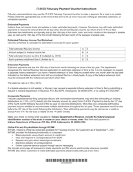 Form IT-41ES (State Form 50217) Fiduciary Payment Voucher - Estimated Tax, Extension, or Composite Payment - Indiana, Page 2