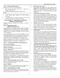 Instructions for Arizona Form 120X, ADOR10341 Arizona Amended Corporation Income Tax Return - Arizona, Page 4