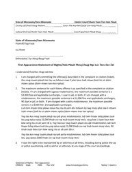 Document preview: Form CRM202 First Appearance Statement of Rights - Minnesota (English/Hmong)
