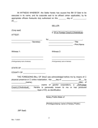 Bill of Sale - City of Coconut Creek, Florida, Page 2