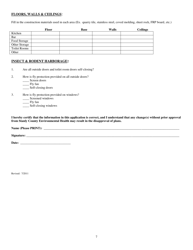 Plan Review Application for Foodservice Establishments - Stanly County, North Carolina, Page 7