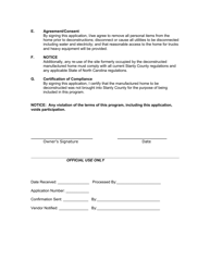 Application to Participate in Stanly County&#039;s Project a.m.p.i. - Stanly County, North Carolina, Page 2