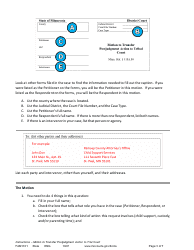 Form FAM1101 Instructions - Motion to Transfer Postjudgment Action to Tribal Court - Minnesota, Page 3