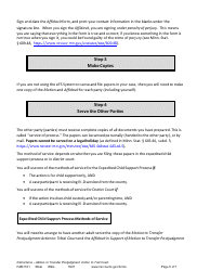 Form FAM1101 Instructions - Motion to Transfer Postjudgment Action to Tribal Court - Minnesota, Page 5