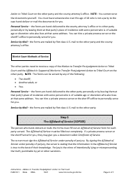 Form FAM1101 Instructions - Motion to Transfer Postjudgment Action to Tribal Court - Minnesota, Page 6