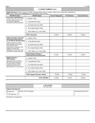 Form PI-1824 Budget Change Request for Aoda Grant Program - Wisconsin, Page 2