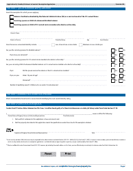 Form 50-135 Disabled Veteran&#039;s or Survivor&#039;s Exemption Application - Texas, Page 2