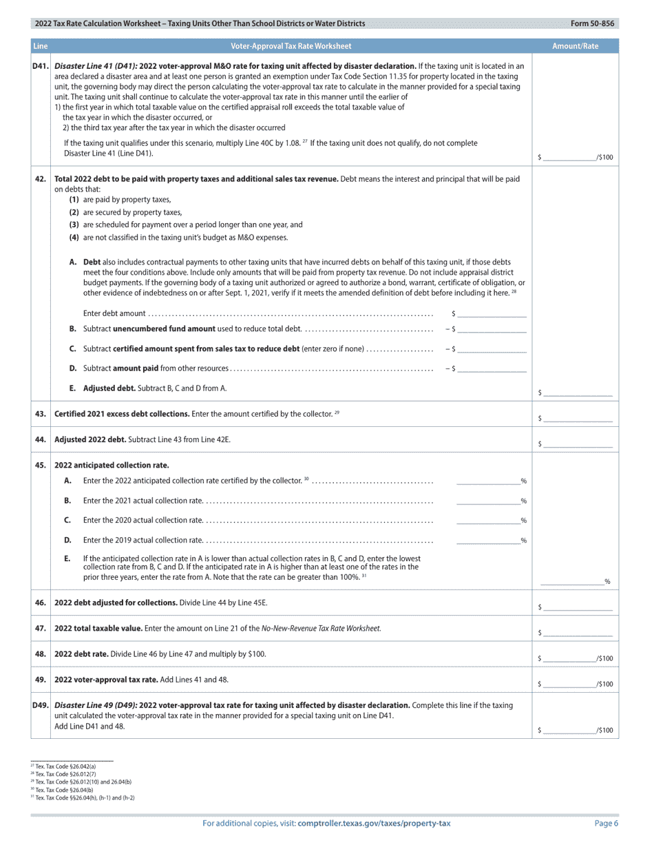 Form 50-856 - 2022 - Fill Out, Sign Online and Download Fillable PDF ...