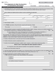 Form AP-206-1 Texas Application for State Tax Exemption for Homeowners&#039; Associations - Texas, Page 2