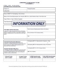 Form DT1506 Commitment to Subcontract to Dbe - Wisconsin, Page 3