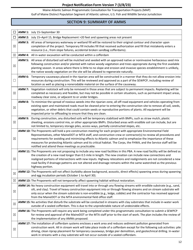 Project Notification Form - Maine, Page 12