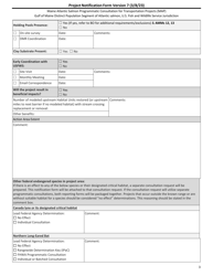 Project Notification Form - Maine, Page 3