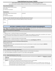 Project Notification Form - Maine, Page 4