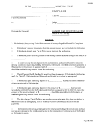 Document preview: Eviction Counterclaim - Franklin County, Ohio