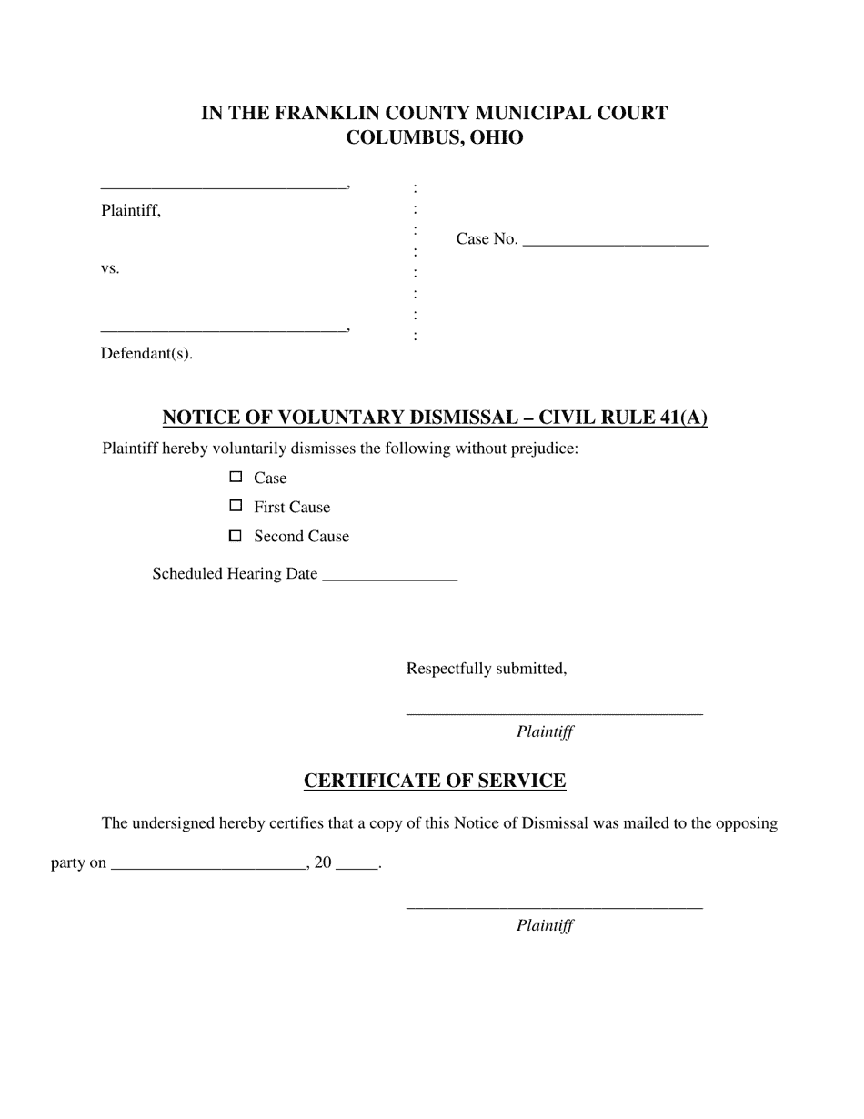 franklin-county-ohio-notice-of-voluntary-dismissal-civil-rule-41-a