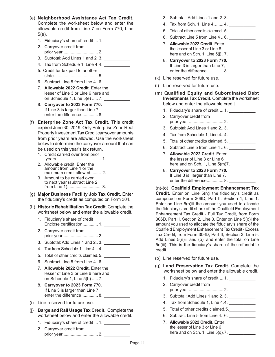 Instructions for Form 770 Virginia Fiduciary Income Tax Return - Virginia, Page 13