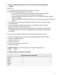 Covid-19 in-Person Visitation Application Template, Page 3