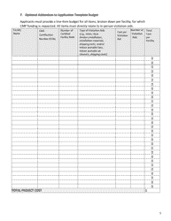 Covid-19 in-Person Visitation Application Template, Page 5