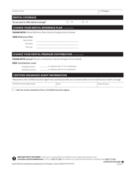 Change Request Form for Employers - California, Page 4