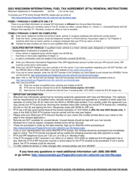 Document preview: Form MV2766 Wisconsin International Fuel Tax Agreement (Ifta) Renewal - Wisconsin, 2023