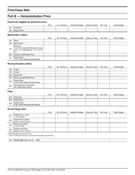PS Form 3600-FCM Postage Statement - First-Class Mail and First-Class Package Service, Page 3