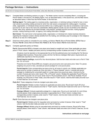 PS Form 3605-R Postage Statement - Package Services, Page 12