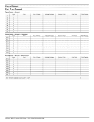 PS Form 3605-R Postage Statement - Package Services, Page 7