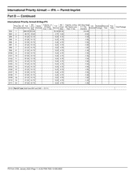 PS Form 3700 Postage Statement - International Mail, Page 11