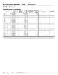 PS Form 3700 Postage Statement - International Mail, Page 7