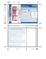 Document preview: PS Form 3813-P Insured Mail Receipt - Domestic Only - Over $500 - Sample