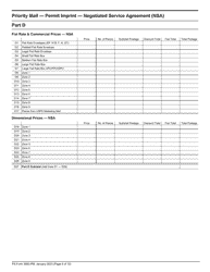 PS Form 3600-PM Postage Statement - Priority Mail - Permit Imprint, Page 4